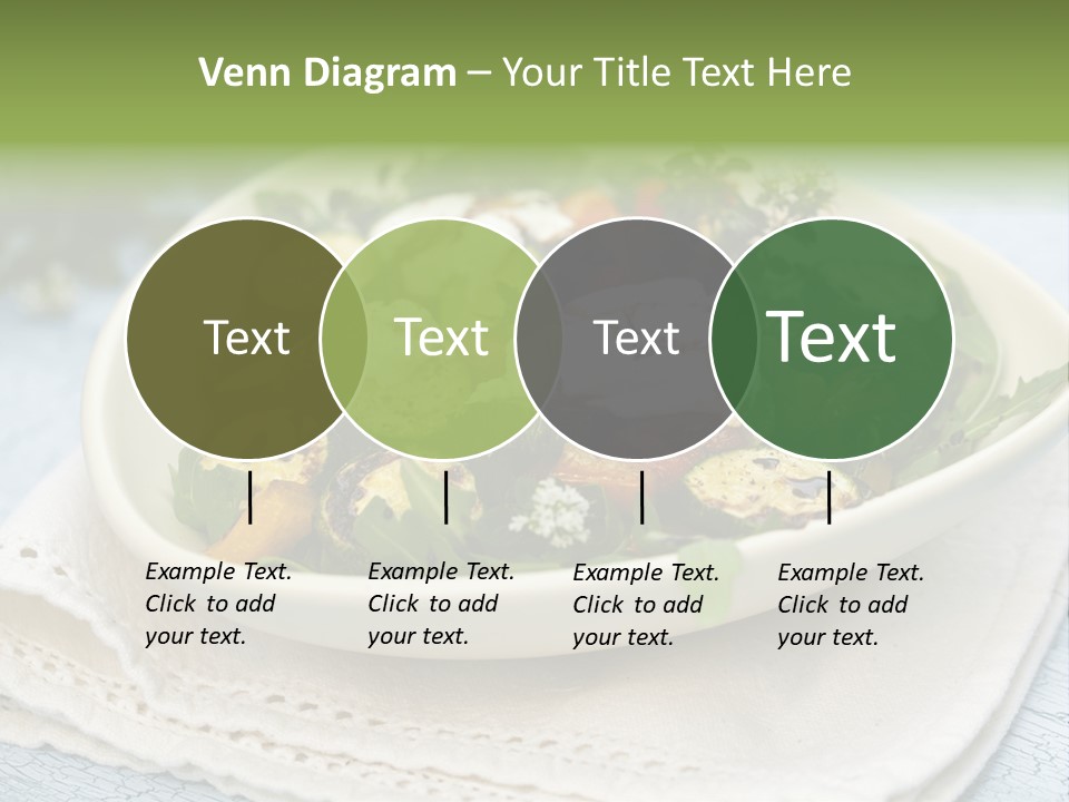 Zucchini Grilled Meal PowerPoint Template