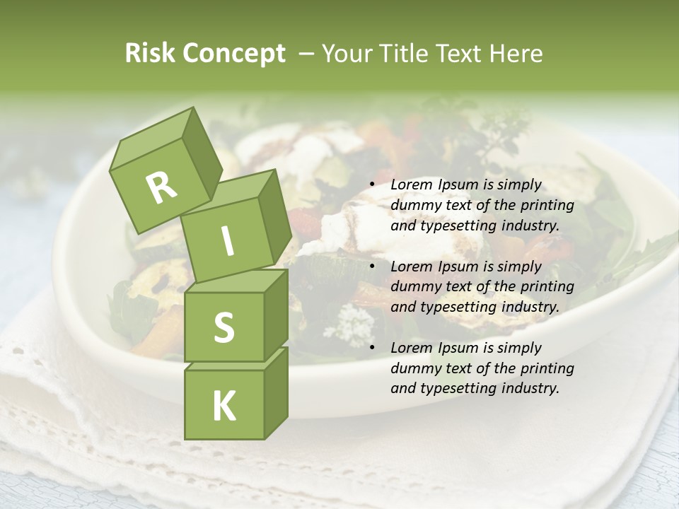 Zucchini Grilled Meal PowerPoint Template