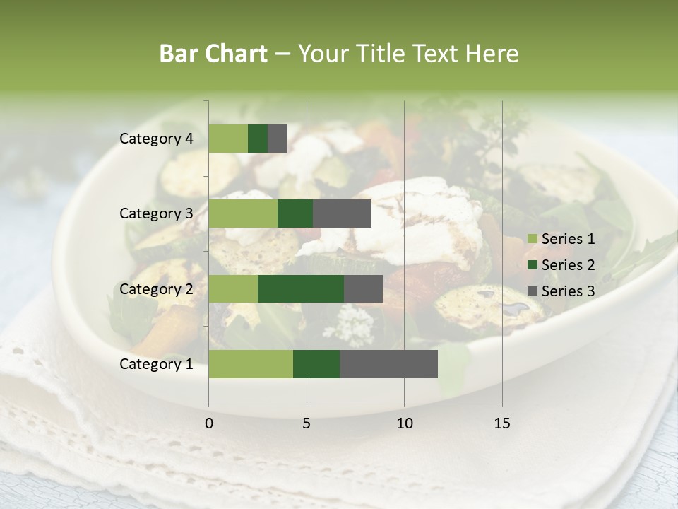 Zucchini Grilled Meal PowerPoint Template