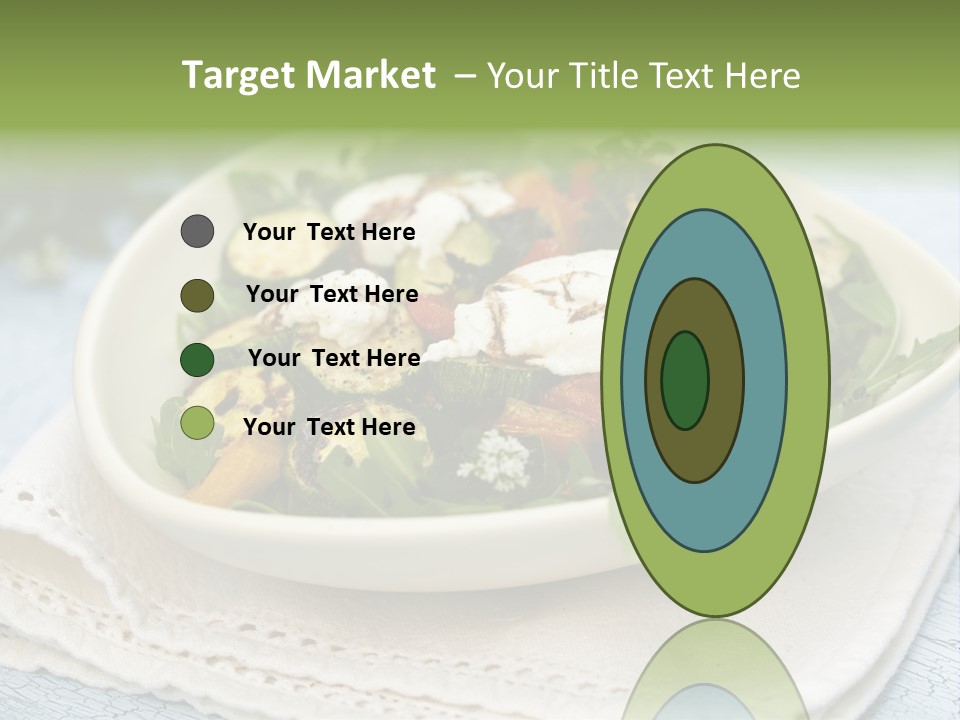 Zucchini Grilled Meal PowerPoint Template