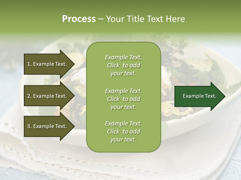 Zucchini Grilled Meal PowerPoint Template