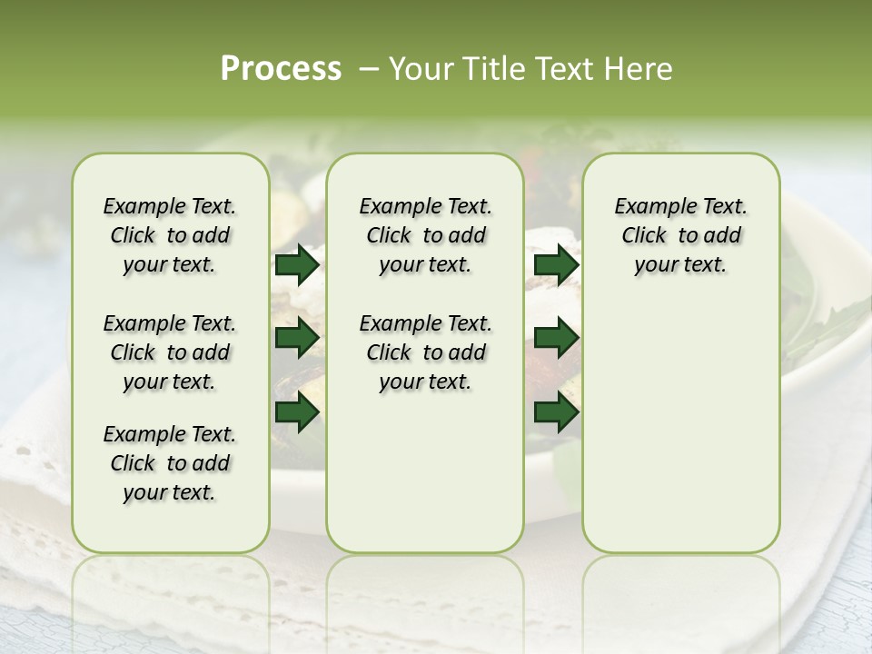Zucchini Grilled Meal PowerPoint Template