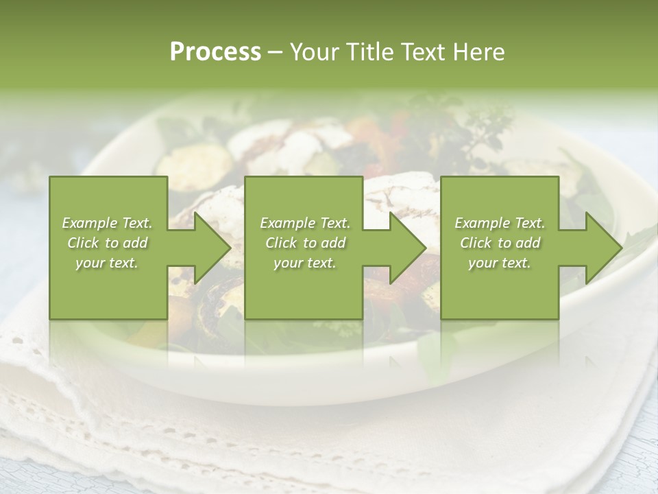 Zucchini Grilled Meal PowerPoint Template
