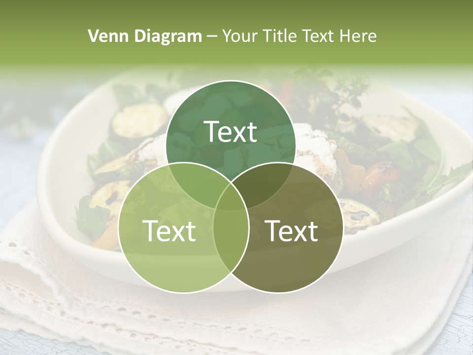 Zucchini Grilled Meal PowerPoint Template