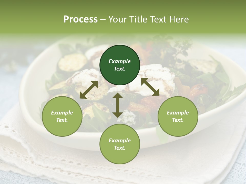 Zucchini Grilled Meal PowerPoint Template
