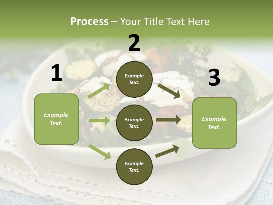 Zucchini Grilled Meal PowerPoint Template