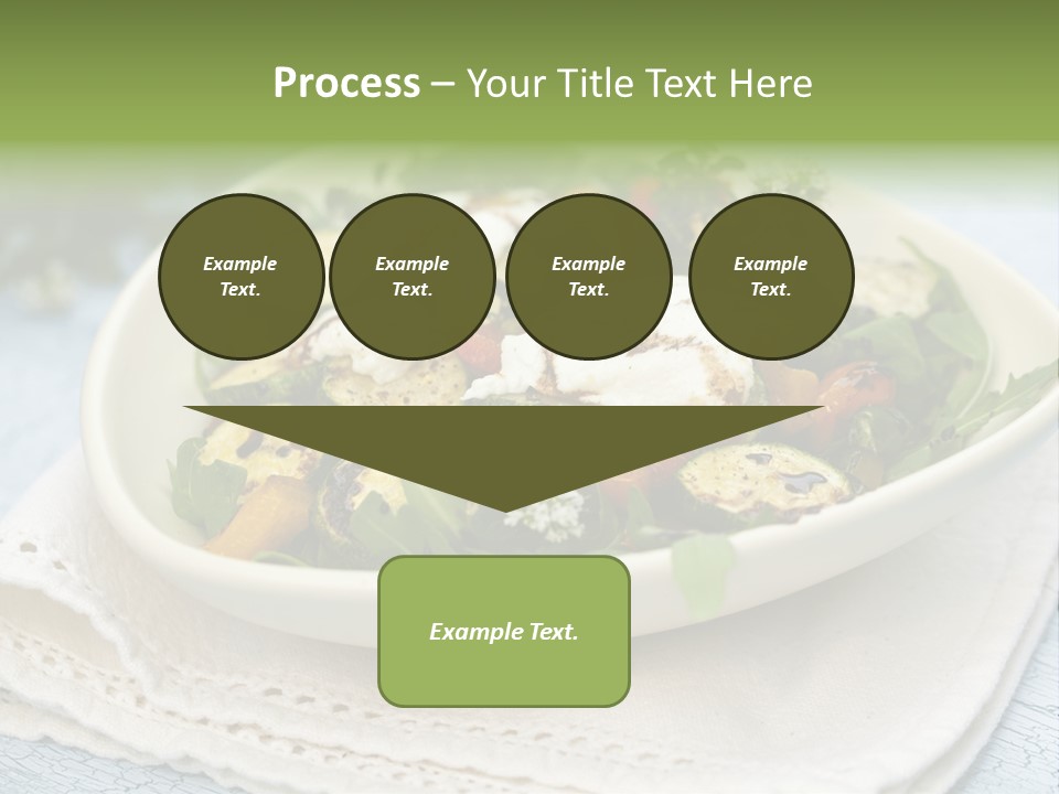 Zucchini Grilled Meal PowerPoint Template