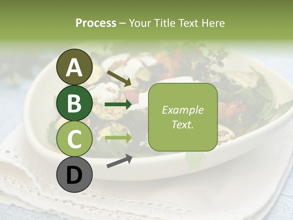 Zucchini Grilled Meal PowerPoint Template
