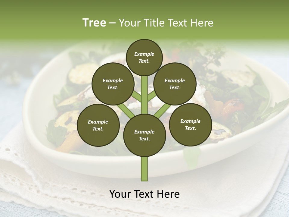 Zucchini Grilled Meal PowerPoint Template