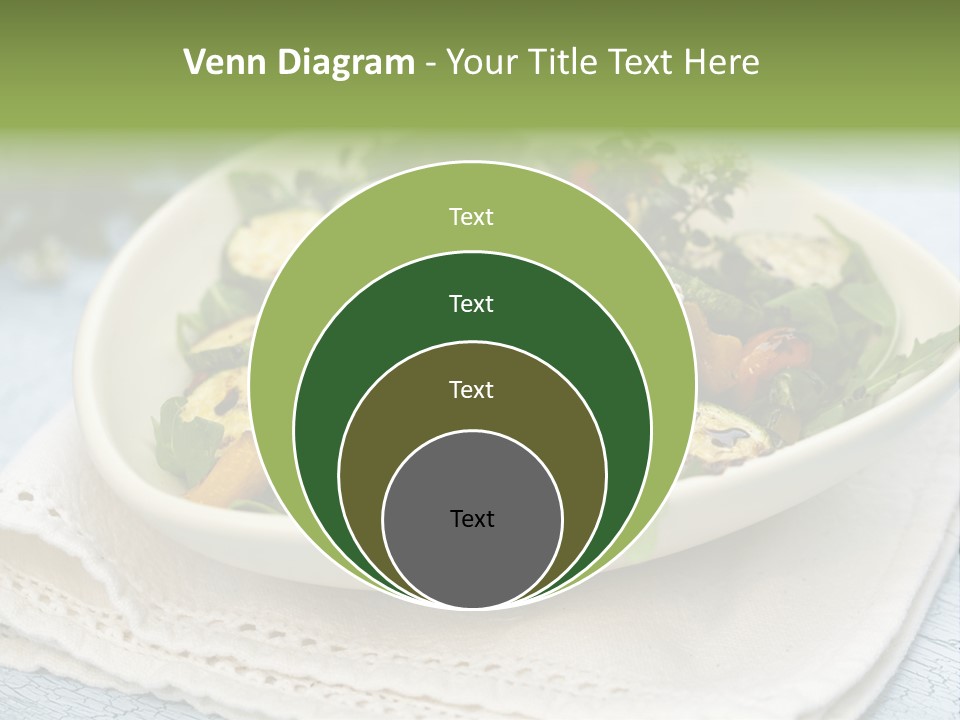 Zucchini Grilled Meal PowerPoint Template