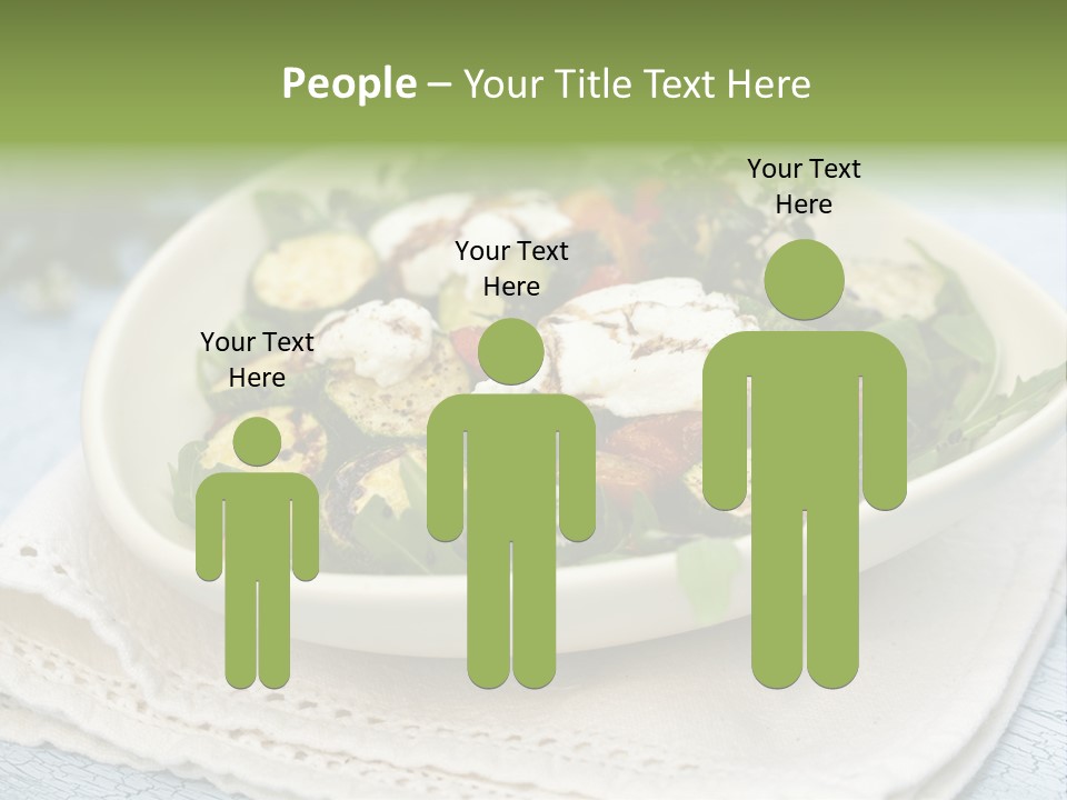 Zucchini Grilled Meal PowerPoint Template