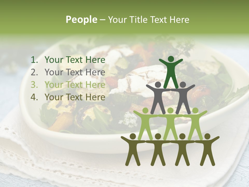 Zucchini Grilled Meal PowerPoint Template