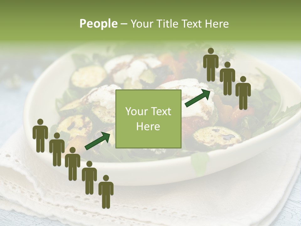 Zucchini Grilled Meal PowerPoint Template