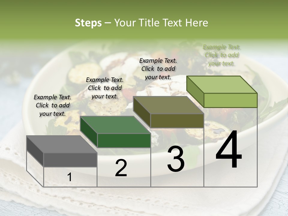 Zucchini Grilled Meal PowerPoint Template