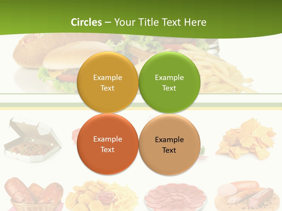 Sandwich American Coke PowerPoint Template