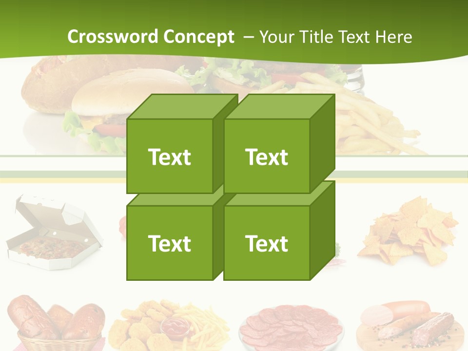 Sandwich American Coke PowerPoint Template