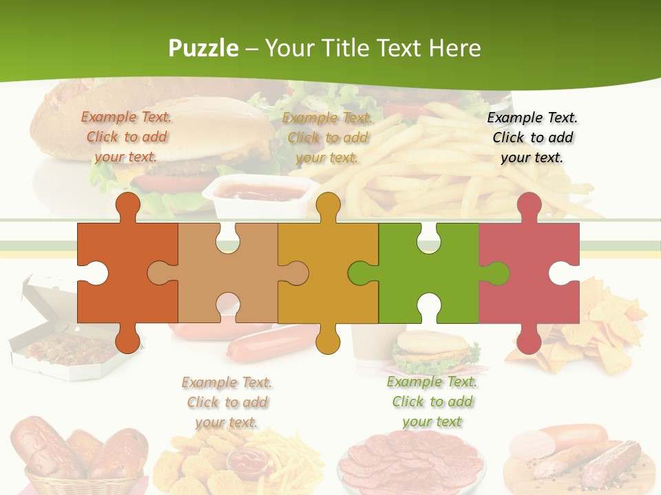 Sandwich American Coke PowerPoint Template