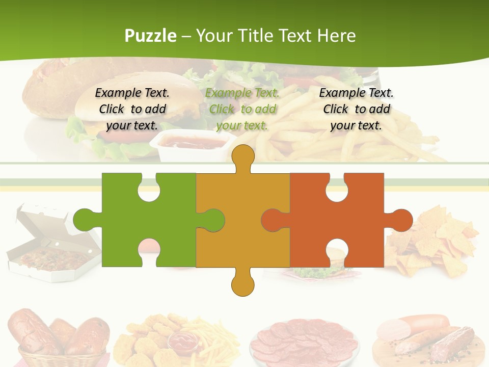 Sandwich American Coke PowerPoint Template