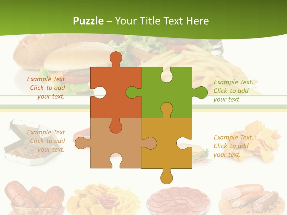 Sandwich American Coke PowerPoint Template