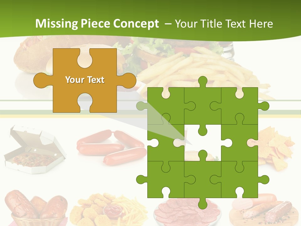 Sandwich American Coke PowerPoint Template