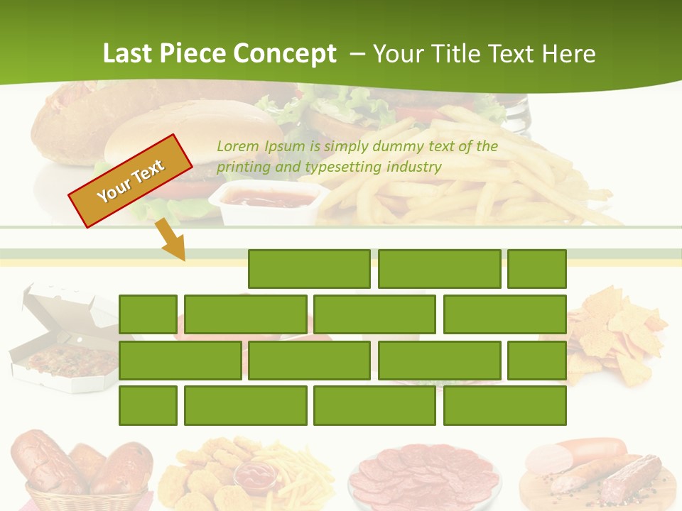 Sandwich American Coke PowerPoint Template