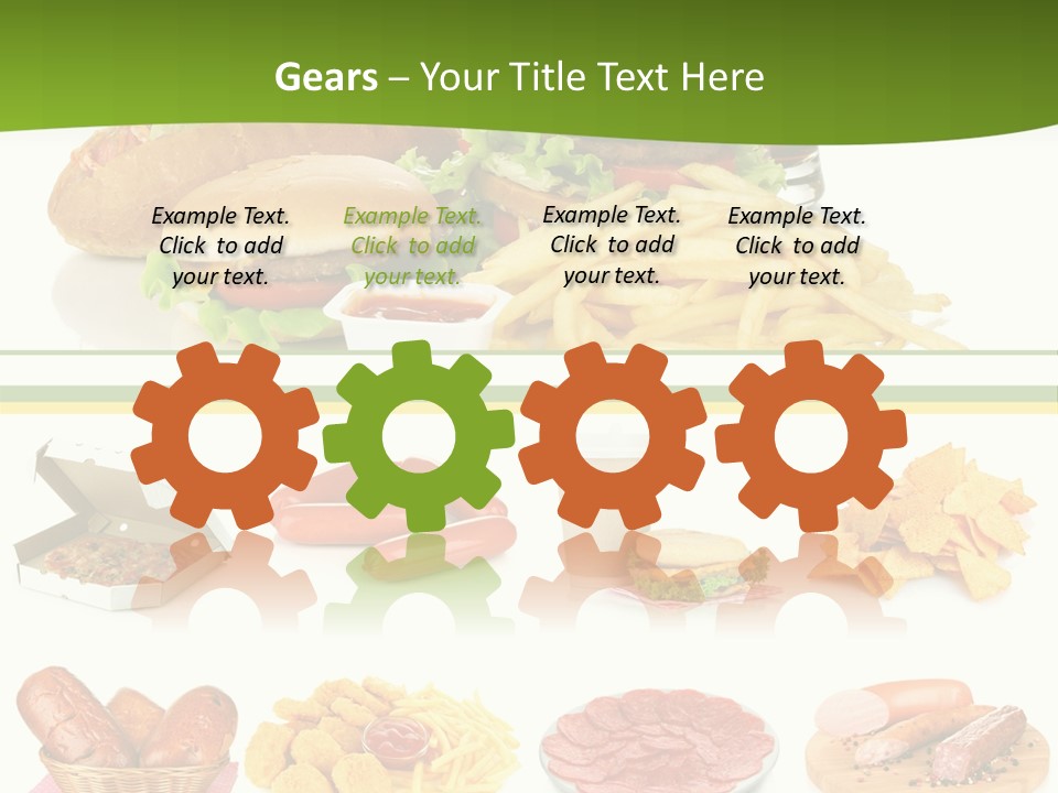 Sandwich American Coke PowerPoint Template