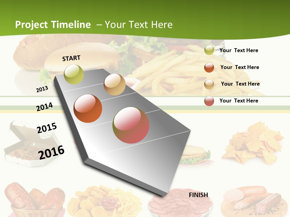 Sandwich American Coke PowerPoint Template