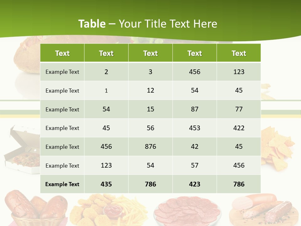 Sandwich American Coke PowerPoint Template