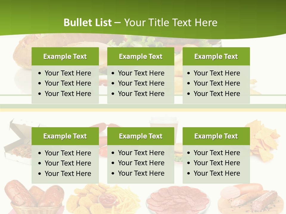 Sandwich American Coke PowerPoint Template