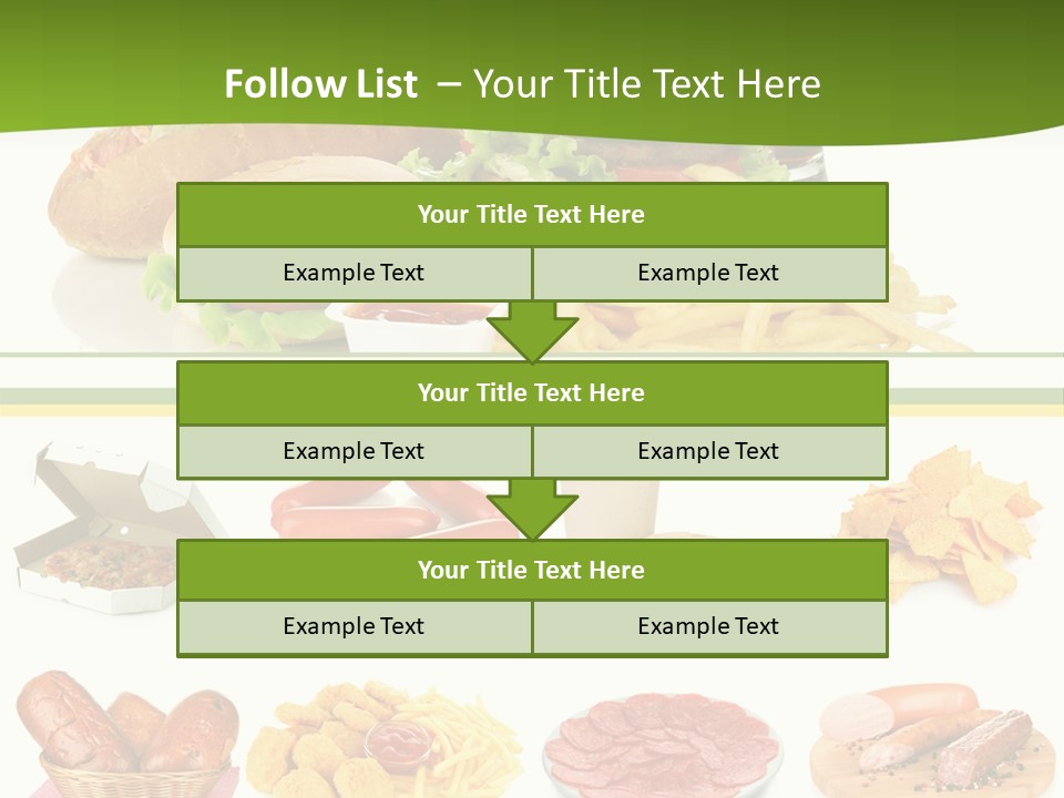 Sandwich American Coke PowerPoint Template