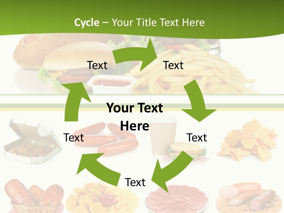 Sandwich American Coke PowerPoint Template