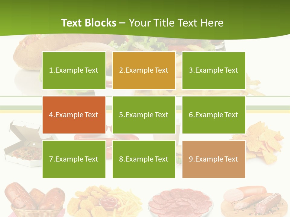 Sandwich American Coke PowerPoint Template