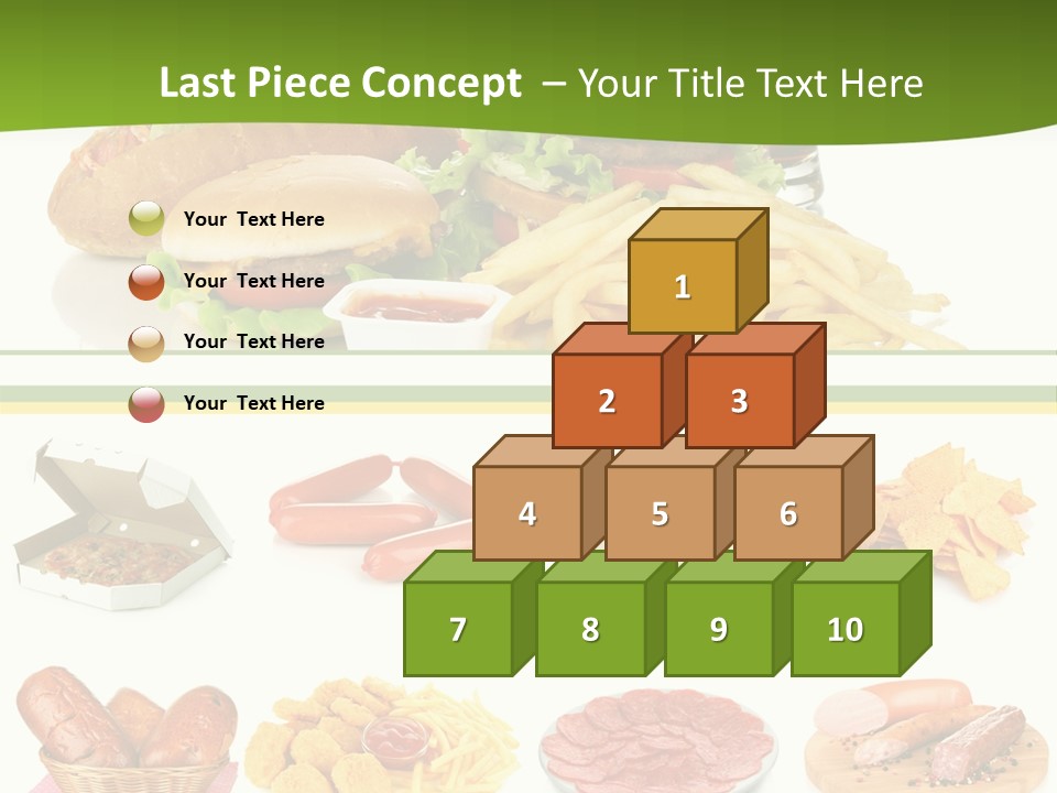 Sandwich American Coke PowerPoint Template