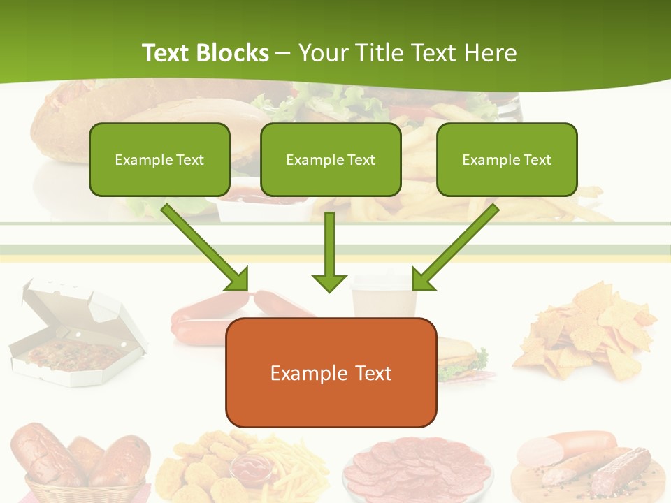 Sandwich American Coke PowerPoint Template