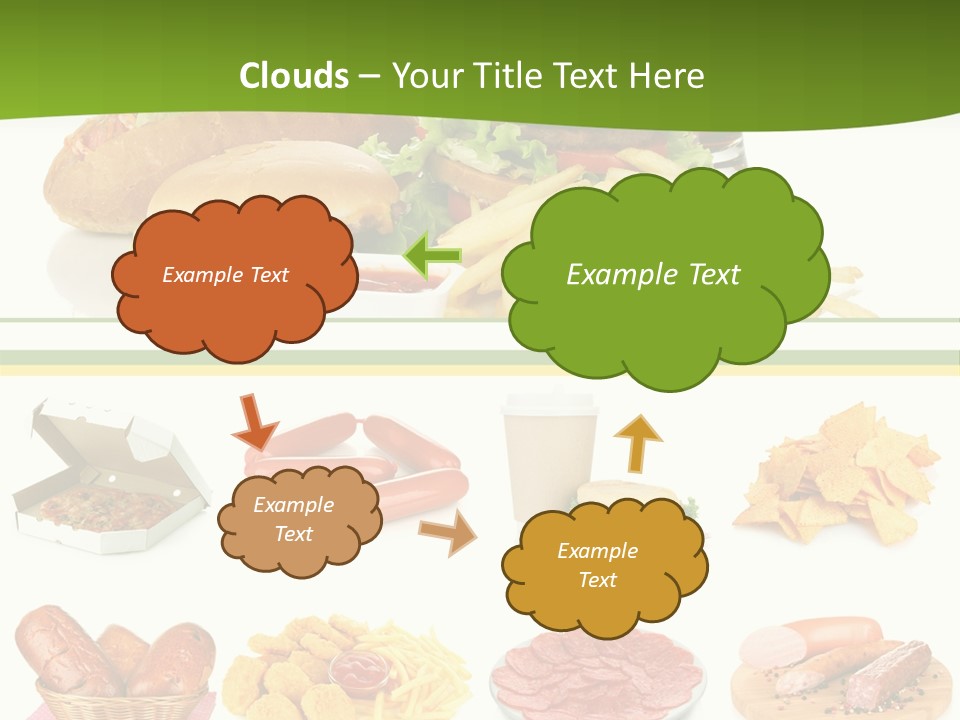 Sandwich American Coke PowerPoint Template