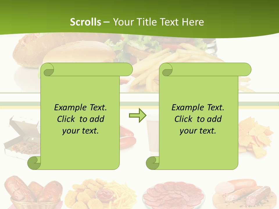 Sandwich American Coke PowerPoint Template