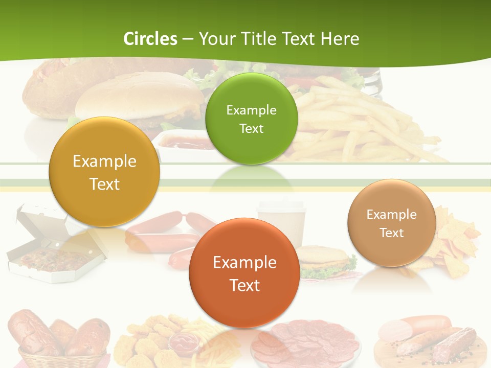 Sandwich American Coke PowerPoint Template