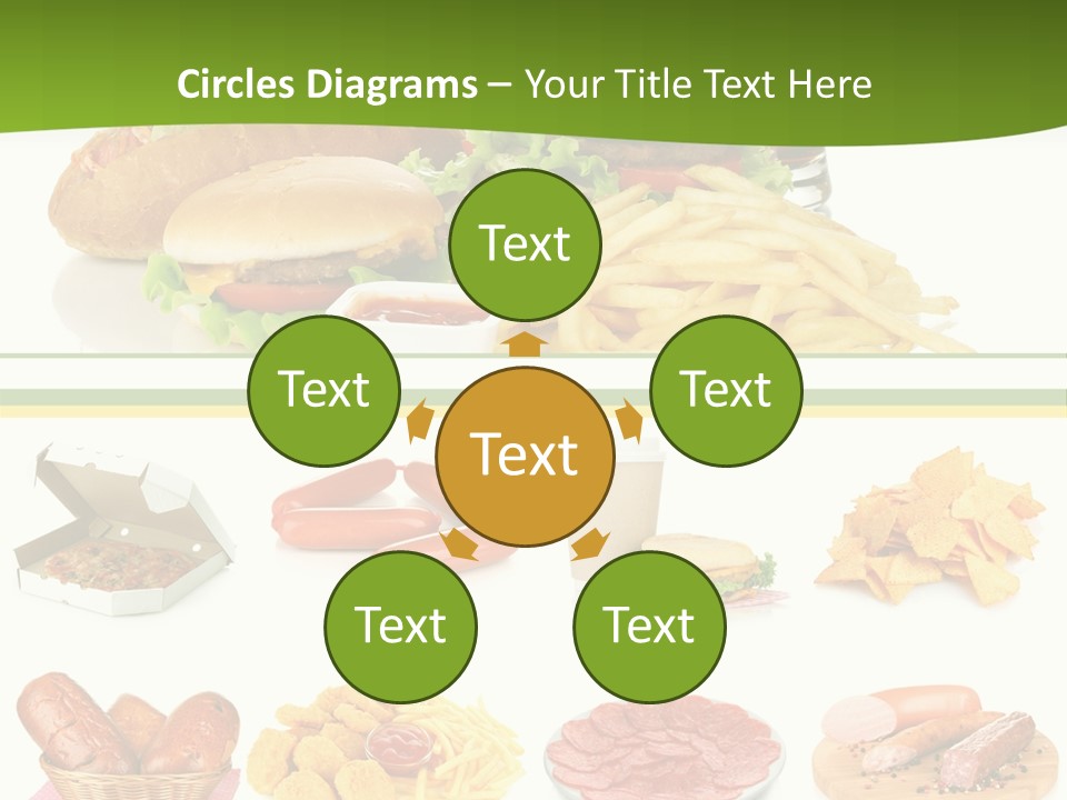 Sandwich American Coke PowerPoint Template