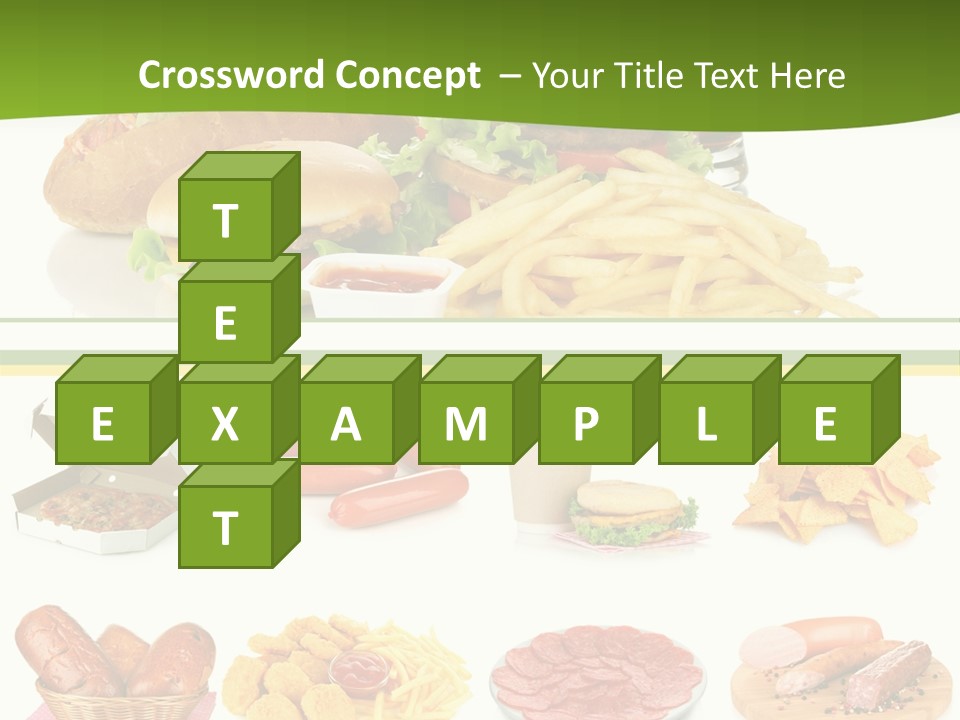 Sandwich American Coke PowerPoint Template