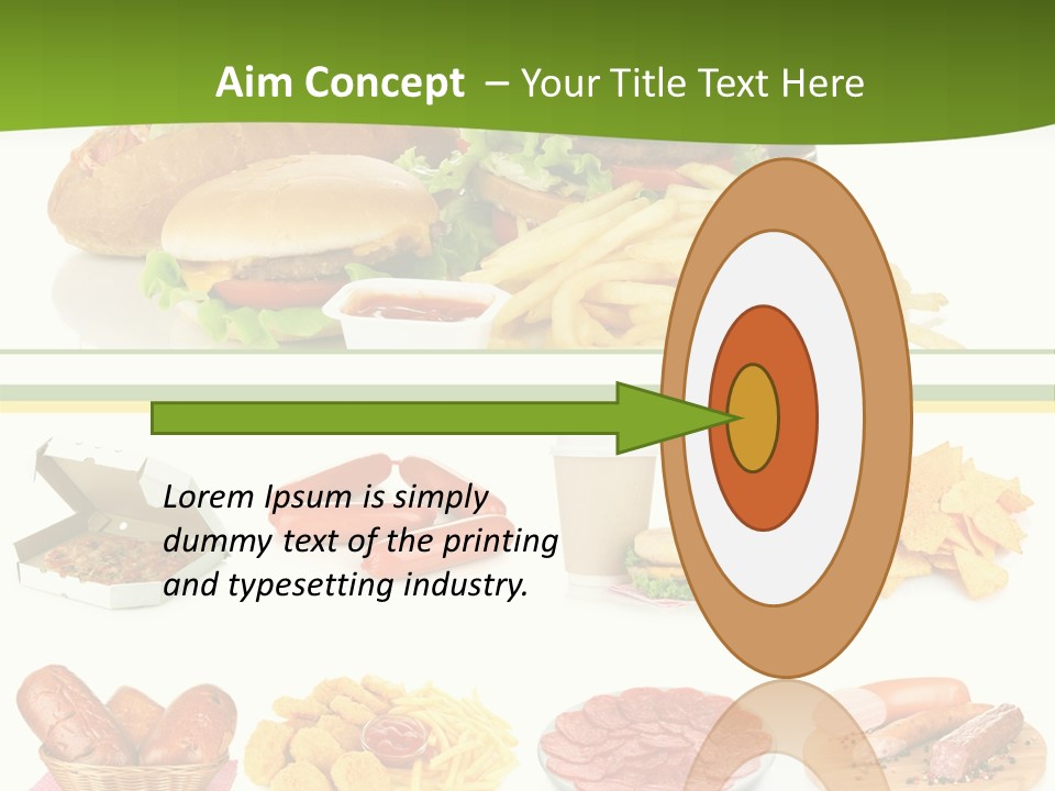 Sandwich American Coke PowerPoint Template