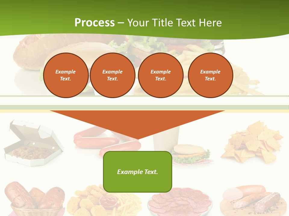 Sandwich American Coke PowerPoint Template