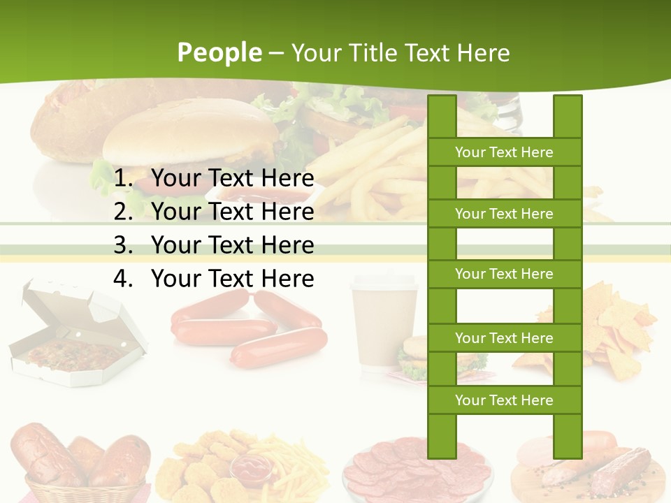 Sandwich American Coke PowerPoint Template