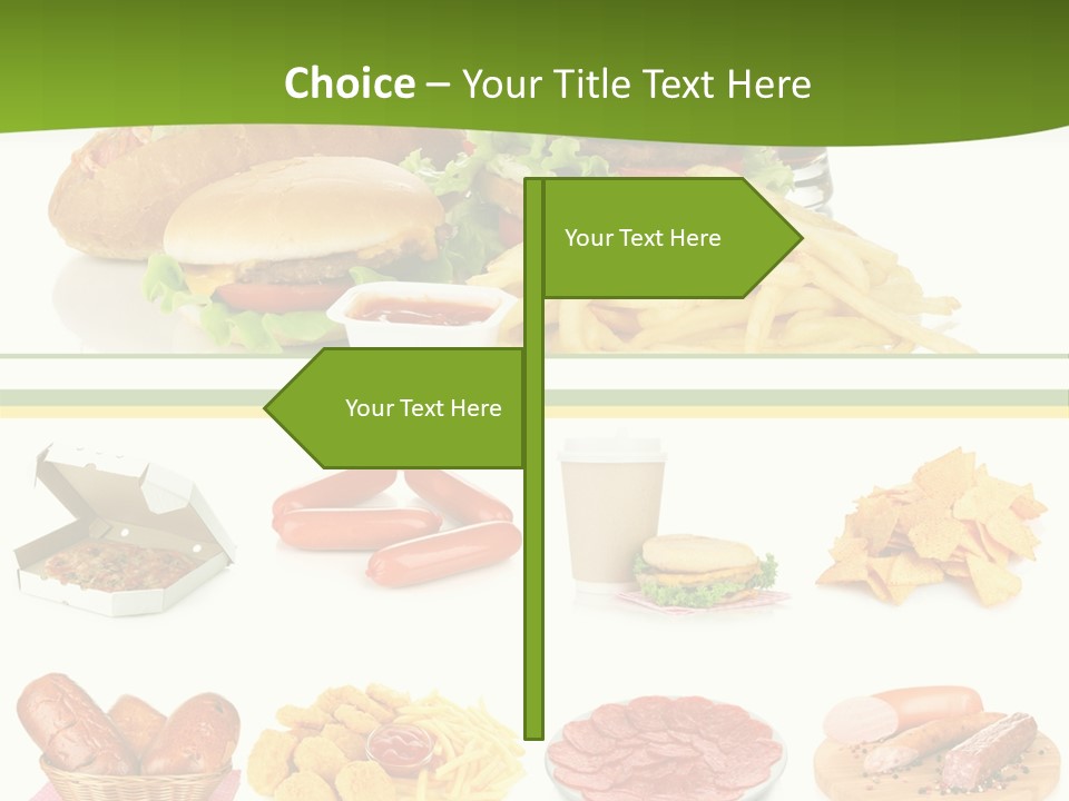 Sandwich American Coke PowerPoint Template