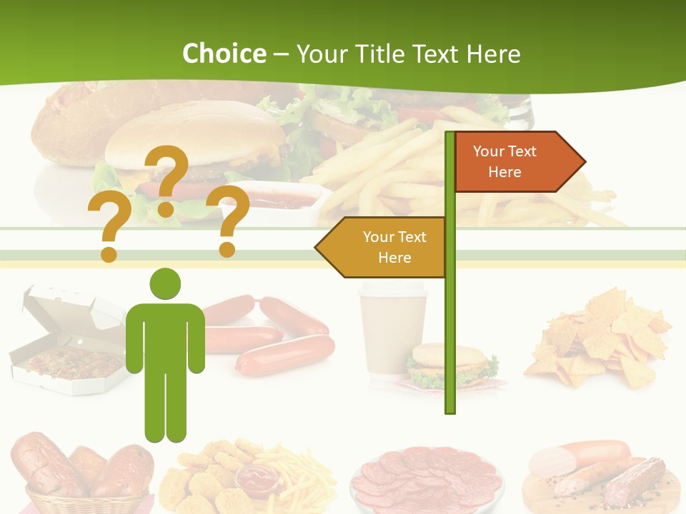 Sandwich American Coke PowerPoint Template