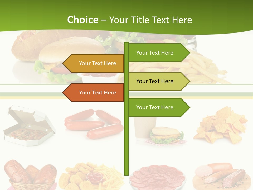 Sandwich American Coke PowerPoint Template