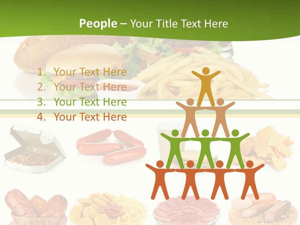 Sandwich American Coke PowerPoint Template