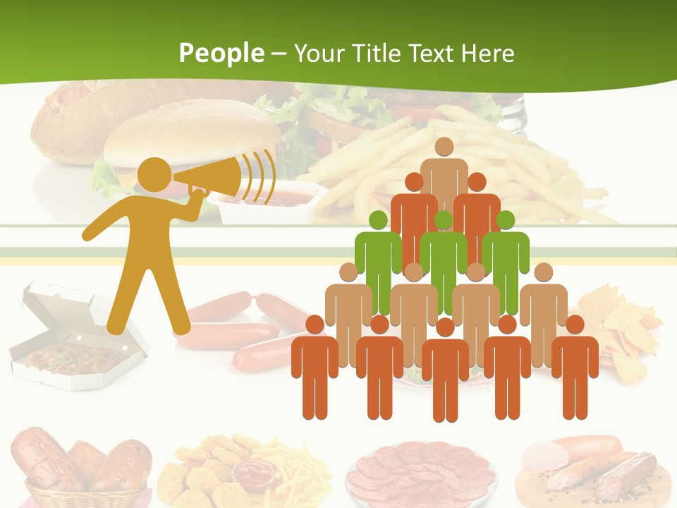 Sandwich American Coke PowerPoint Template