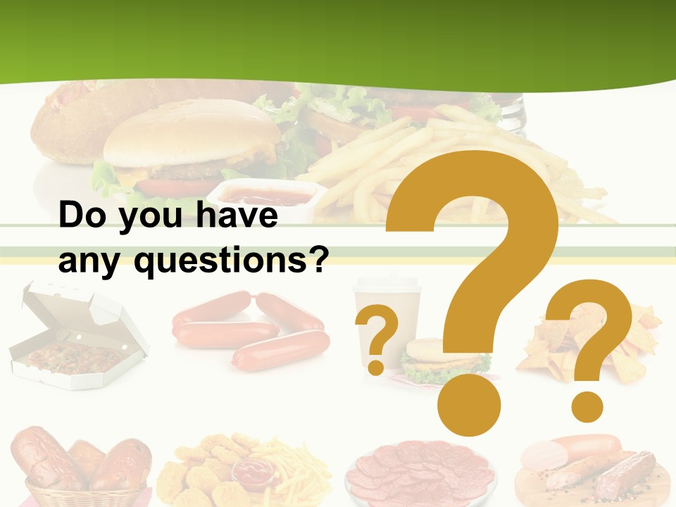 Sandwich American Coke PowerPoint Template