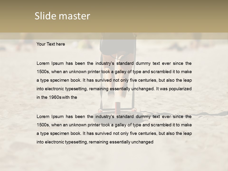 Workout Strong Sportswear PowerPoint Template