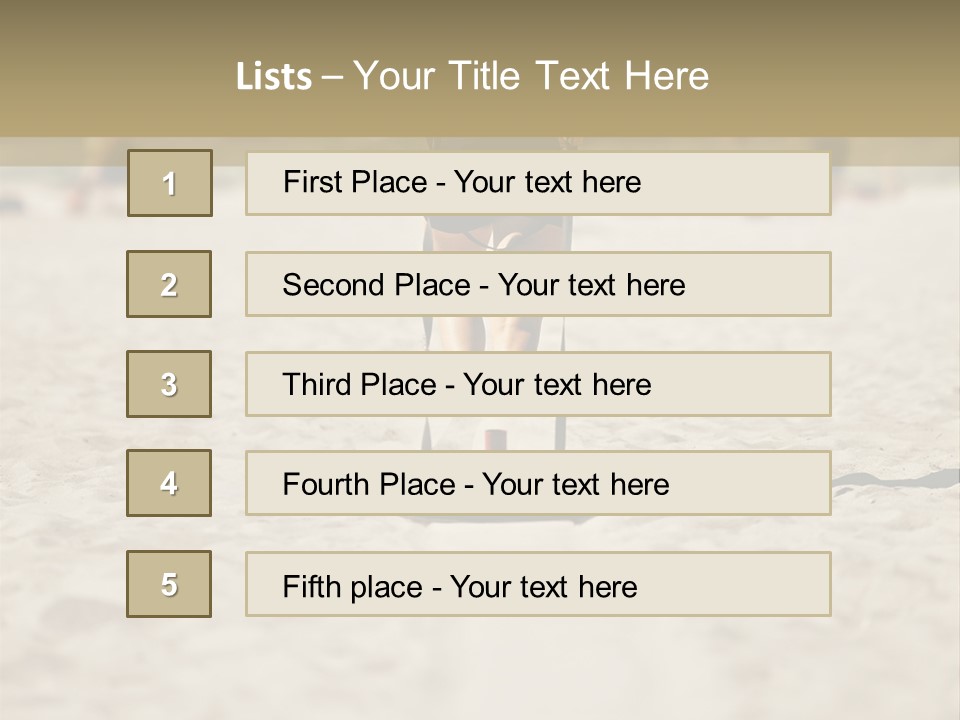 Workout Strong Sportswear PowerPoint Template